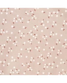 Tela Viyela Cotton Print Little Pink Flowers