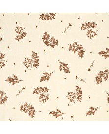 Tela Viyela Cotton Print Autumn Leaves