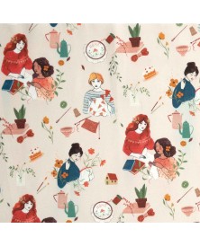 Tela popelín Knit & Sew