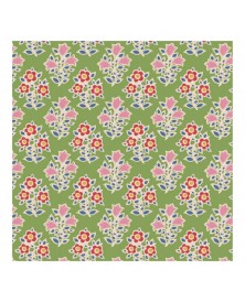Tela Tilda Colección Jubilee- Farm Flowers Green