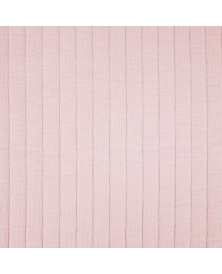 Tela Muselina acolchada en color rosa pastel