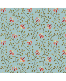 Tela Colección Beyond Time Lily Powder Blue
