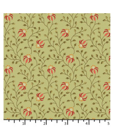 Tela Colección Beyond Time Lily Powder Light Olive