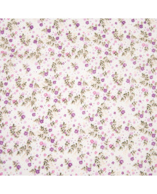 Tela muselina Lavender Flowers