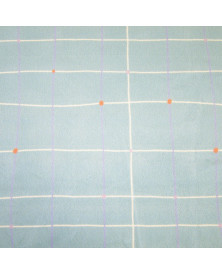 Tela Terciopelo Cuadros Easter Squares