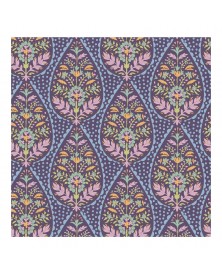 Tela tilda colección Sanctuary adina eggplant
