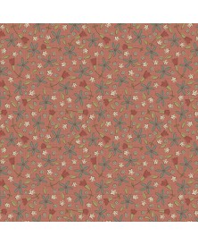 Tela Colección Down Tinsel Poinsettias Pink