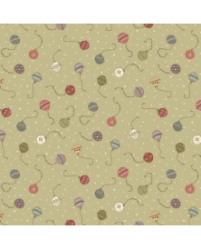 Tela Colección Down Tinsel Ornaments Beige