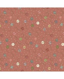 Tela Colección Down Tinsel Ornaments Pink