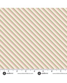 Tela Andover Joy Snow Candy Cane