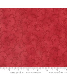 Tela colección A Christmas Carol Crimson